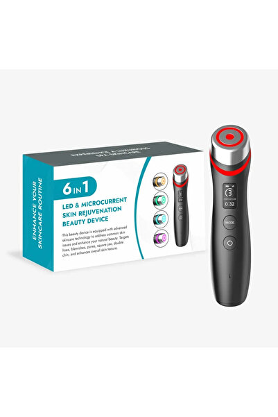 Choice Black New 6 in 1 Multifunction Ager Booster Pro Skin Therapy Wand Faci...