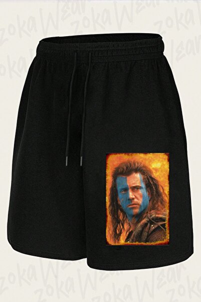 ZOKAWEAR Unisex Braveheart Design Printed Shorts