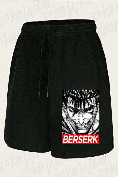 ZOKAWEAR Unisex Rage Berserk Design Printed Shorts