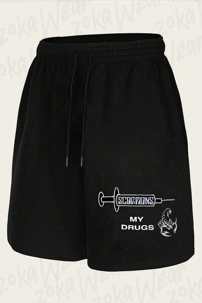 ZOKAWEAR Unisex Scorpions V15 Design Printed Shorts