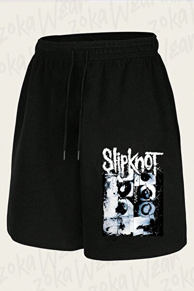 ZOKAWEAR Unisex Slipknot V18 Design Printed Shorts