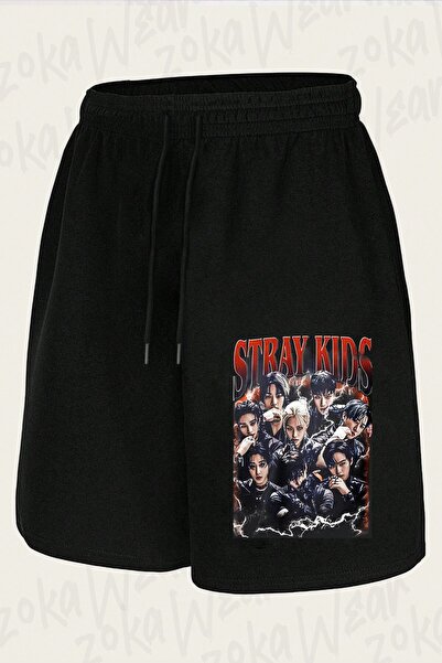 ZOKAWEAR Unisex Stray Kids Skzoo v1 Σορτς με στάμπα σχεδίου