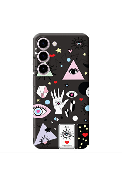 Other Samsung S23 Plus Pyramid eyes Black Colored Silicone TPU Θήκη