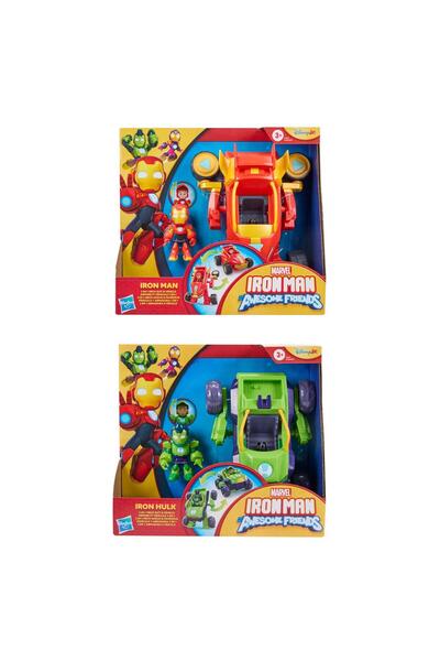 Marvel Iron Man and his Awesome Friends: 2-in-1 Mech Suit & Vehicle Assorted,...