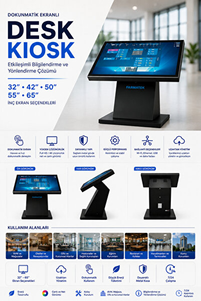 OEM Dokunmatik Desk Kiosk - 42”