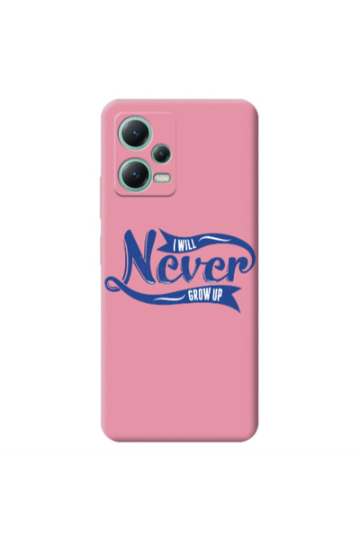 Other Xiaomi Redmi Note 12 Pro 5G I Will Never Grow Up Pink Colored Silicone ...