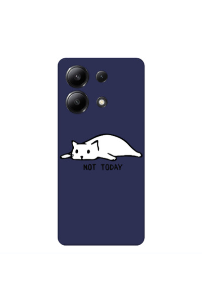 Other Xiaomi Redmi Note 13 4G Not Today Dark blue Colored Silicone TPU Θήκη