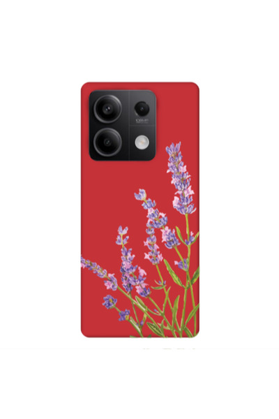 Other Xiaomi Redmi Note 13Pro 5G Flowers 8 Red Colored Silicone TPU Θήκη