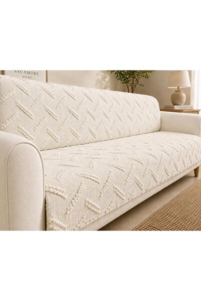 SYCAMORE HOME Premium Chenille Sofa Cover 175X215 cm Sofa Bed Cover Non-Slip ...