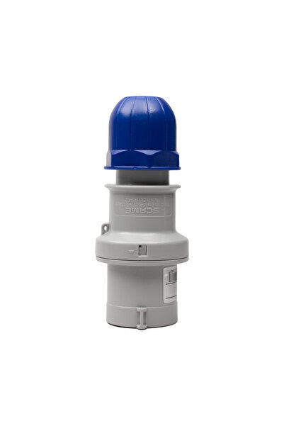 SCAME Мобилен контакт 2P+E 16A 250V, Флъф, Еднофазни контакти