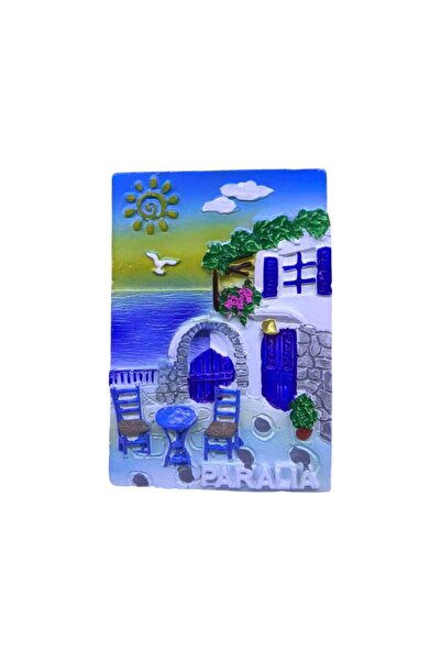 Tradesor Τουριστικό μαγνητάκι Souvenir - Σετ 12pcs - Paralia - 678425