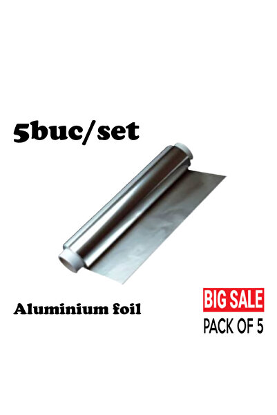 SAFİR Folie de aluminiu profesionala 45cm Horeca 5buc/set