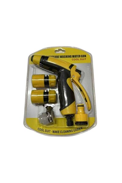 Tradesor Σετ πιστόλι και ταχυσύνδεσμοι για λάστιχο ποτίσματος - 5pcs - 291423