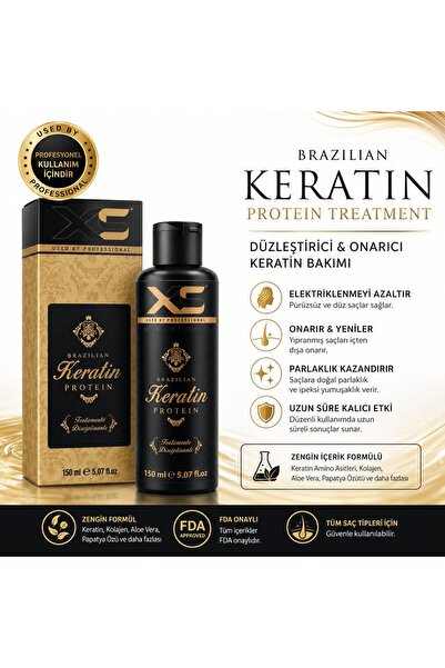 x5 Brazilian Keratin Protein Treatment Brezilya Fönü Düzleştirici Ve Onarıcı ...