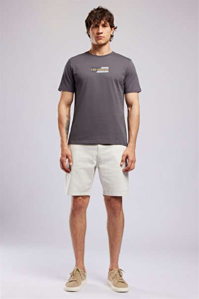 Lee Cooper Tricou pentru bărbați BASIL, cu croială normală, 100% bumbac, cu i...