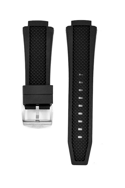 Bobroff Λαστιχένιο λουράκι μαύρο 15mm