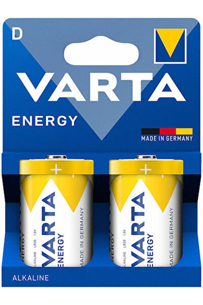 Varta Ενεργειακές Αλκαλικές Μπαταρίες D 1.5V 2 τεμάχια