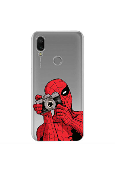 Other Xiaomi Redmi Note 7 Spiderman take picture Transparent Silicone TPU Θήκη