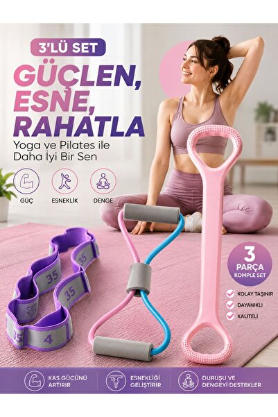 markince 3-Piece Yoga and Plates Set Exercise Equipment Fitness Conditioning ...