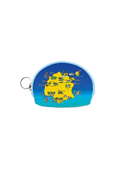 Tradesor Πορτοφόλι Souvenir μπρελόκ mini - Σετ 10pcs - PVC - Thassos - 10*8*3...