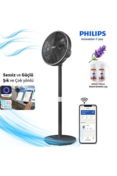 Philips Telefonla Kontrol 3000 Serisi Vantilatör Güçlü ve Ultra Sessiz, 19 Db...