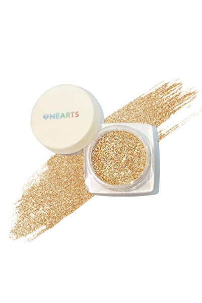 Hearts Loose Glitter Powder - Heart Shaped Nail Art Sequins - Shade 09