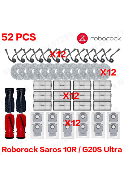 Choice10 roborock Set 1 Roborock Saros 10R / G20S Ultra Vacuum Spare Parts Ma...