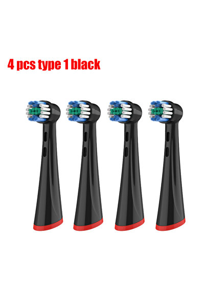 Choice14 TYPE A 4 PCS black NEW 2/4/8 pcs Toothbrushes Head, Compatible with ...