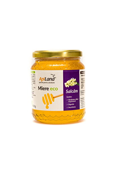 Apiland Miere Cruda de Salcam Ecologica/Bio 500g