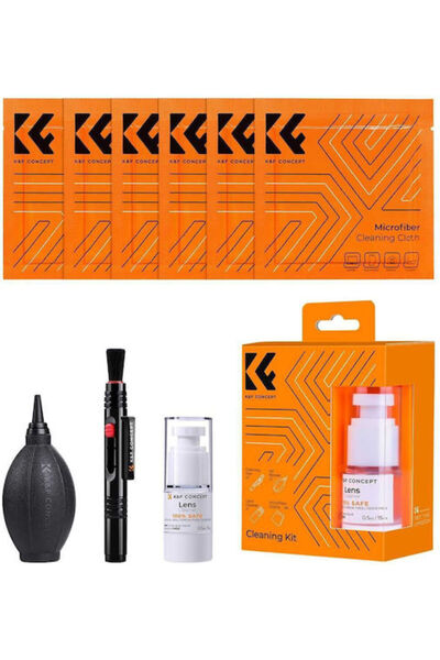 K&F CONCEPT Kit de curățare 4 în 1 pentru lentile și aparate foto Cod accesor...