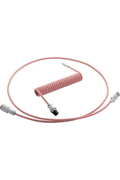 CableMod Cablu USB 2.0 spiralat profesional USB-C tată - USB-A portocaliu 1.5m