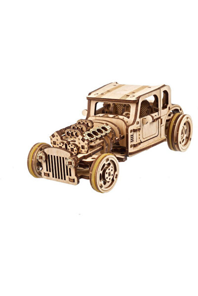 Ugears Jucărie de construcție din lemn Hot Rod Furious Mouse Cod: 70192