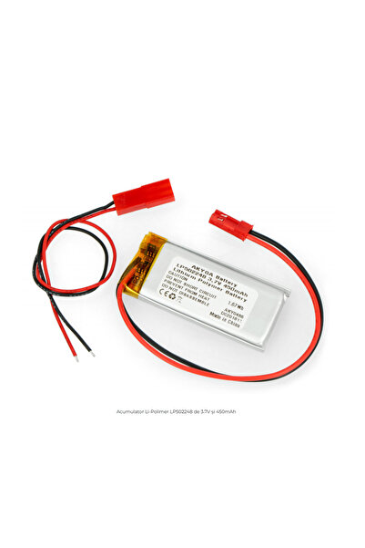 Akyga Acumulator de 3.7V și 450mAh Li-Polimer LP502248
