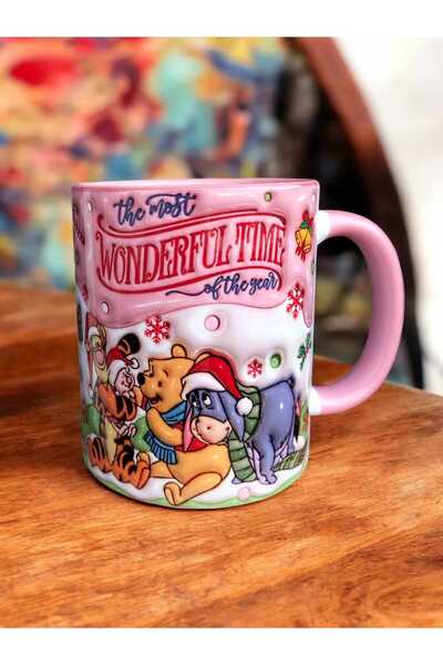 mugspaw Winnie The Pooh Ve Arkadaşları Tasarım Kupa Bardak - Sevgiliye Ve Ark...
