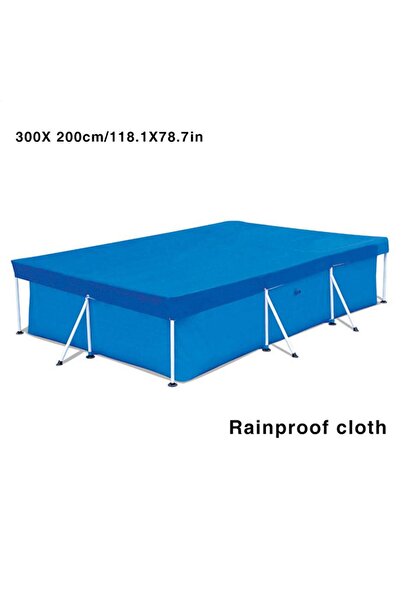 Choice 300x200CM Hot Swimming Pool Covers Outdoor For Pool Rectangle Pool Cov...
