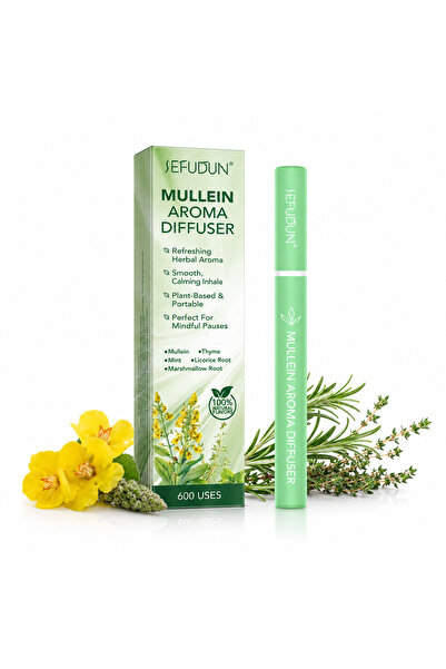 sefudun Inhalator de arome 100% naturale, Difuzor aromaterapie fără fum, fără...