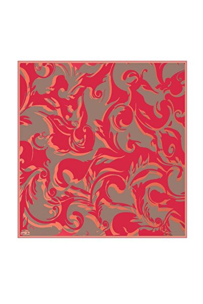 Çağrı İpek Ahenk Pattern Tivil Silk Scarf Dg17270-17