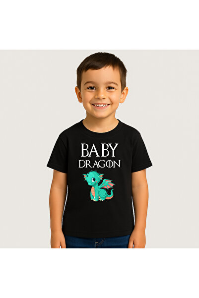 Fruit of the loom Tricou copii Baby Dragon Verde 100% Bumbac