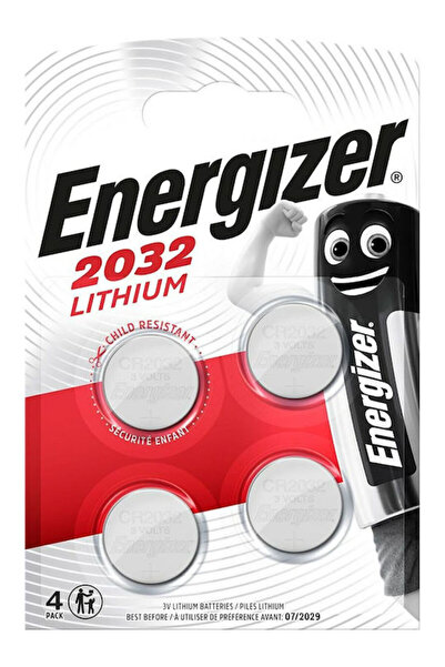 Energizer Μπαταρία ρολογιού λιθίου CR2032 3V 4 τεμάχια