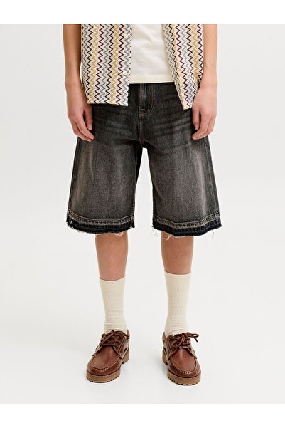 Jack & Jones Junior Pantaloni scurți din denim pentru băieți, croială extra l...