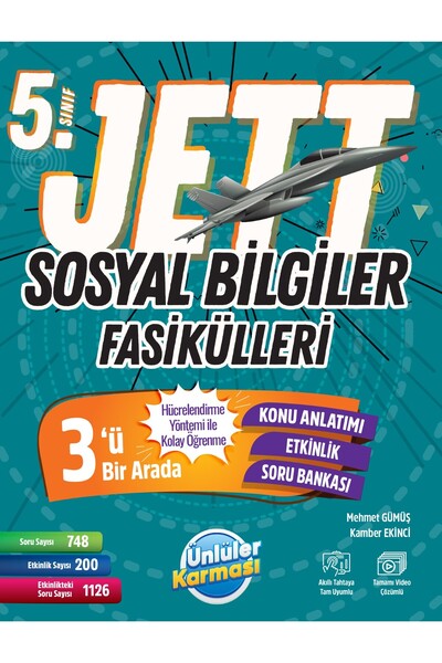 Ünlüler Karması 5. SINIF JETT SOSYAL BİLGİLER FASİKÜLLERİ