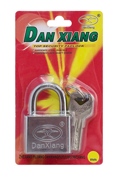 DAN XIANG λουκέτο πέταλο με κλειδί ασφαλείας CTL-0033, 40mm, μεταλλικό