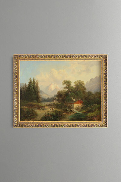 epiqart Breite Riss's Appearance - Vintage Patterned Painting - Fine Model