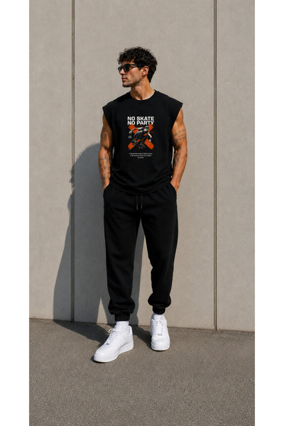 herkesemoda Tricou cu gât rotund și mâneci scurte, cu imprimeu „No Skate No P...