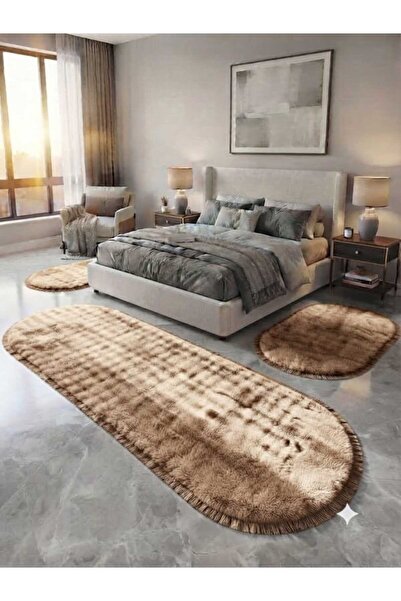ALTUN CARPET مجموعة BABİL POST PELÜŞ المكونة من 3 قطع، بارتفاع 13 ملم، وسمك 2...
