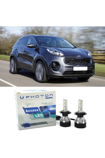 Photon Kia Sportage Led Xenon Uzun Far Ampulü HB3 Access Yeni Seri Beyaz 2017+