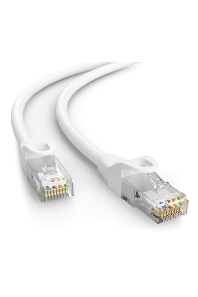 POWERTECH καλώδιο δικτύου CAB-N455, Cat 5e U/UTP, CCA, 100Hz, 1.5m, λευκό