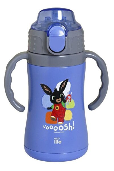 Ecolife Μεταλλικό Θερμός Παιδικό Μπλε 'Bing-Voooosh' 300ml (33-BO-2124)