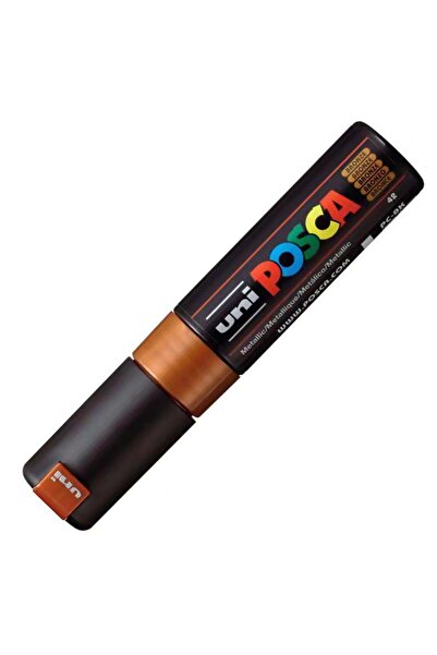 POSCA Μεταλλικός Μπρούτζινος Μαρκαδόρος με Χοντρή Μύτη Σμίλης (PC-8K-ΜΕΤ/ΜΠΡ)