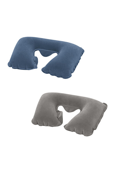 BESTWAY φουσκωτό μαξιλαράκι ταξιδίου 67006, 37x24x10cm, διάφορα χρώματα, 1τμχ